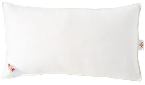 BZ LUXURY Coussin de Lit en Bambou Hypoallergénique, Respirant et Lavable 40x70 - Rembourrage en Fibre de Bambou Naturelle et Doublure en Coton Jacquard et Soutien Sommeil Rajeunissant Parfait