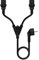 NANOCABLE 10.22.0100-L300 - Cable de Alimentación Bifurcador, 1 Conector Schuko CEE7/7 Macho a 2 Conectores C13 Hembra, Color Negro, 3 m