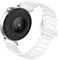 Blueshaweu il cinturinio compatibile con YYKY JL08 Smart Watch, 22mm Magnetic Silicone Sport Forte Cinturino Magnetico Compatibile con Smartwatch YYKY JL08. (Bianco)