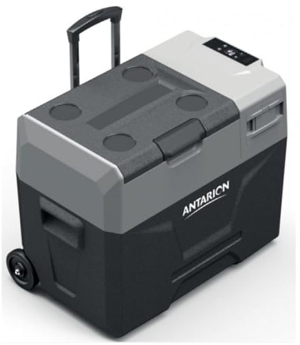 ANTARION Glacière à Compression + Batterie 12/24V/230V - 40L - Camping-Car