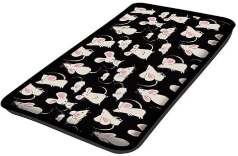 Arco Katzenkissen für die Fensterbank 25x55cm Bequemes Katzenbett mit wasserdichtem Codura-Bezug, elastischer Schwammfüllung, maschinenwaschbar (Mäuse, 25x55cm)