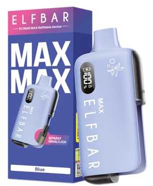 Gobar Elfbar - Max E-Zigaretten Set (enthält kein Nikotin) (Blau)