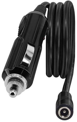 12 V Car Cigarette Lighter to DC5521 Female Car Charger Adapter 5.5 mm x 2.1 mm Charger Cable for Starlink Mini, Camera, CCTV, Car Fridge etc.