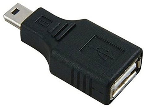 AKORD USB A Female to Mini USB B 5 Pin Male Adapter