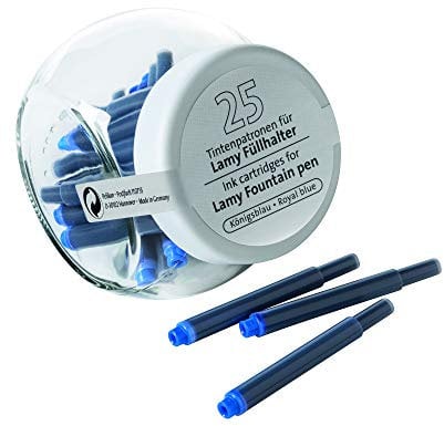 Pelikan 25 x Lamy Fountain Pen Ink Cartridges 105908