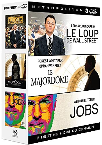 3 destins hors du commun : Le Majordome + Le Loup de Wall Street + Jobs