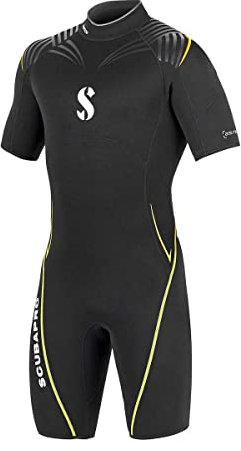 SCUBAPRO Herren Definition Shorty, 2,5 Mm, 2019 Neoprenanzug, Gelb, Schwarz, L