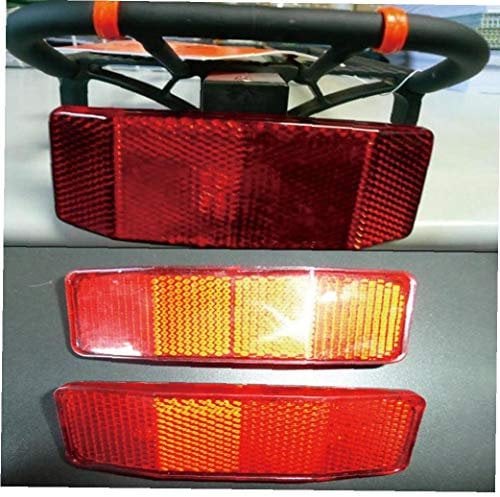 Bike Taillight Rack Tail Caution Warning Reflector Disc Panier Rear Bicycle Hanger Reflective Light 1pc