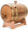 3l Wooden Oak Barrel Oak Barrel Whiskey Dispenser Mini Whiskey Barrel Wine Barrel Wine Bucket for Wine Spirits and Whiskey Storage
