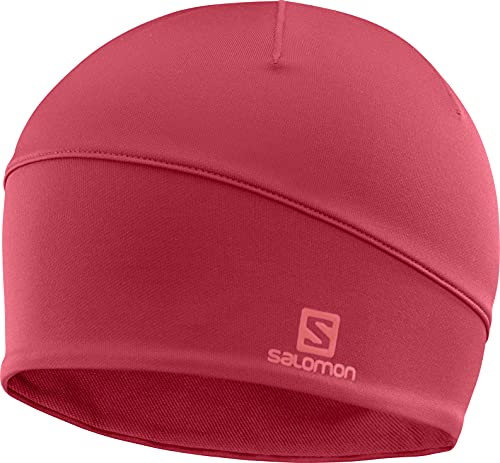 Salomon Herren Active Beanie Hat, Rot (Red Chili/Scarlet), Einheitsgröße EU