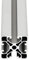 SCHMIDT systemprofile 200mm Aluminium Profil 40x40mm Nut 8 Strebenprofil eloxiert 4040 Alu Konstruktionsprofil