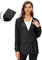 Durio Leicht Regenjacke Damen Wasserdicht Atmungsaktiv Faltbar Windbreaker Mit Kapuze Softshelljacke Fahrradjacke Regencape Schwarz M