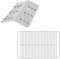 Grill Grates Replacement Part for Weber Go-Anywhere 121020,1141001,80631,9201,BBQ Accessories for Weber Gas and Charcoal Go-Anywhere Grill,Stainless Steel Cooking Grid and Grill Flavorizer Bar