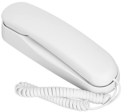 Wall Mountable Corded Phones, Retro Landline Phone for Home, Desk Phone with Lighted Keys for Office, Hotel, Bathroom, School and Elevator, Support Pause Last Number Redial