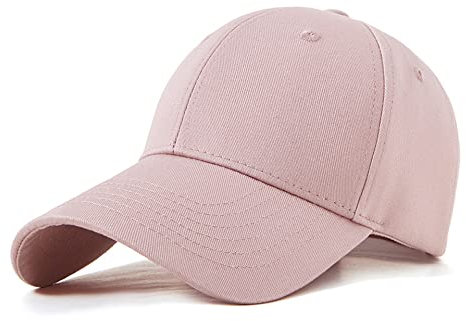 Bakicey Baseball Cap Unisex Outdoor Sonnenhut Damen Baseball Cap Baumwolle Baseball Mützen Erwachsenen Casual Hip Hop Baseboard Baseballkappe Verstellbar Herren Baseball Cap Kappe (Dunkles Pulver)