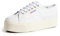 Superga Damen 2790 Plateau Sneakers, optical white, 42 EU