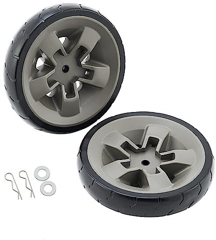 67445 Lot de 2 roues de rechange pour barbecue Weber Wheels Genesis II et Genesis II LX 200 300 400 600 Series GS4 (années de construction 2017 et plus récent) Weber II E-310 20,3 cm en plastique noir