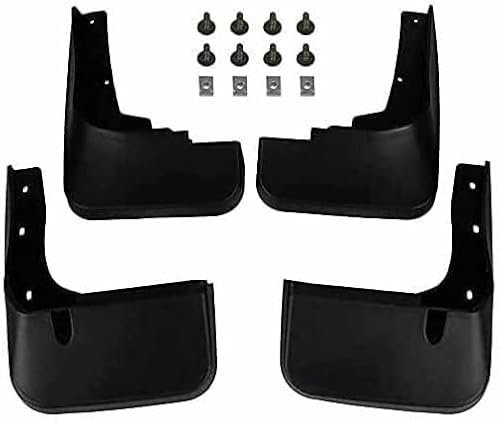 JIMORY 4 Stück Auto Schmutzfänger Spritzschutz für Renault Clio 1 2 3 4 5, Gummi Schlammklappen, Auto Kotflügel Kit Auto Externes Zubehör