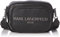 KARL LAGERFELD Damen Voyage Crossbody Cross-Body, schwarz/Gunmetal