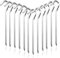 MXTIMWAN 12 Pièces Piquet de Tente, 18cm/7 Sardines de Fixation de Tente, Sardines Tente Camping Alu, Accessoires Tente, Piquet Fixation Sol pour Le Camping, Le Jardinage et Les Tentes