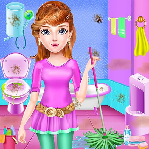 Dream Home Cleaning and house clean up game : Big Home Cleanup Cleaning Queens Game & Tidy it up!