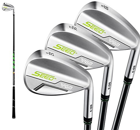 JYHHGDS Wedge da Golf da 52/56/60 Gradi per Bambini - Perfetto per Giocatori di Golf Junior Maschi e Femmine di Altezza 130-175 cm