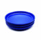 Kimmel Lot de 6 assiettes plates, 18 cm, en plastique, pour enfants, camping, bleu