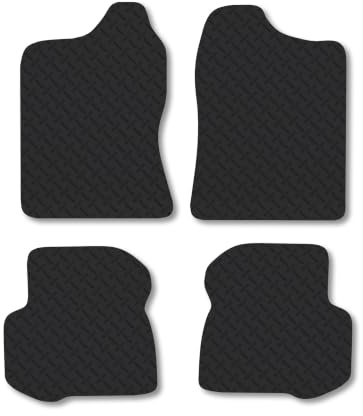 Suzuki Jimny (1998-2018) [Manual] 5mm Rubber Car Mats | Heavy Duty Rubber Tailored Fit Floor Mats Full Coverage Durable Waterproof Accessories Easy Clean Anti Slip Made in the UK