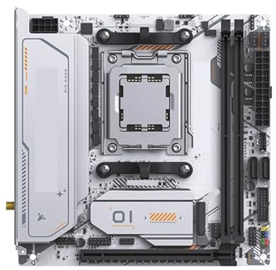 Compatible for MAXSUN B650M ITX Motherboard for AMD Ryzen AM5, DDR5, PCIe 5.0 & WiFi 6