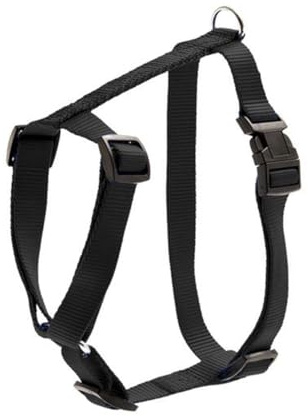 Karlie Art Sportiv Basic, Hundegeschirre, Nylon, Schwarz, 25-40x1 cm