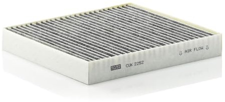 MANN-FILTER, CUK 2252 Cabin Air Filter, Activated Carbon | For Passenger Cars, Dust and Pollen Filtration, Odor reduction, True OE Engineering