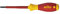 Wiha Schraubendreher SoftFinish® electric slimFix TORX® (36537) T15 x 100 mm für tiefliegende Schrauben, ergonomischer Griff für kraftvolles Drehen, Allrounder für Elektriker, VDE-geprüft, stückgeprüft