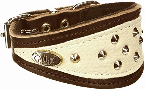 Dingo Weiches Lederhalsband für Windhund Eleganz Halsband Soft 12400
