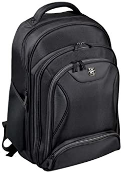 Port Designs Sac à Dos pc Business pour Ordinateur Portable avec Protection Pluie Manhattan 17 litres 13/14 Pouces Noir