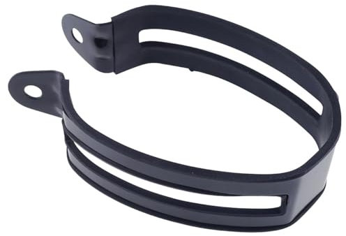 Universal Auspuffschelle Edelstahl Schwarz Oval Auspuff Schelle für Ixil Takkoni