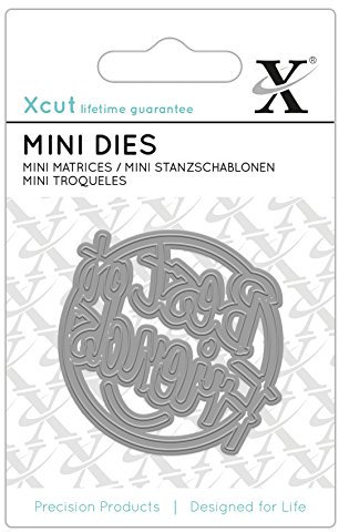 Xcut Mini Die, Best Of Friends, Carbon Steel, Art & Craft, Carbon Cutting Tool Supplies, For Beautiful Decoration, Card Making Gift Tag Wrapping Scrapbooking, Invitation Making, Crafters Companion