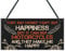 RED OCEAN MOTORCYCLE Sign Hanging Plaque Bikers Gifts For Dad Grandad Brother Gifts For Men Keepsake