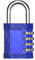 ZHEGE 4 Digit Combination Padlock, Blue