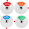 Kichwit Privacy Sign, Do Not Disturb Sign, Out of Office Sign, Please Knock Sign, In a Meeting Sign, Office Sign, Conference Sign for Offices, 5 Inch, Silver