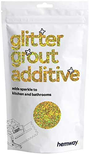 Hemway - Glitzer-Zusatz für Fugenmörtel (Gold Holographic Fibre)