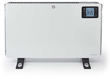 Konvektor Heizlüfter Turbo Elektroheizer Verstellbares Thermostat 3 Wärmeeinstellungen Heizgebläse Fernbedienung Timer L 60,5 cm