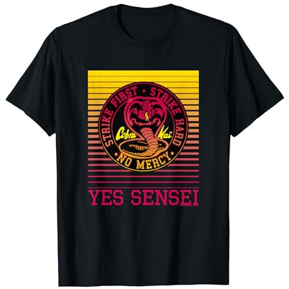 Cobra Kai Ja Sensei Retro Gradient T-Shirt