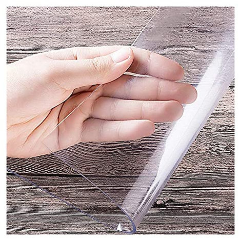 TMGJ Pellicola Trasparente Per Tavolo,Tovaglia Pvc Vetro Morbido,Piatto Copertura Protezione Per Mobili,Non Si Restringe,Resistente Ai Graffi,Supporta La Personalizzazione(Color:1mm,Size:20x20cm)