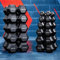 METIS Hexagon Kurzhanteln - Hanteln für Krafttraining (als Paar erhältlich) | 2,5kg – 27,5kg | Gewichte Hantel | Fitness Geräte Zuhause | Dumbbell Set (7,5kg)
