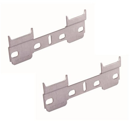 1 Pair Wall Plate Double for use with Concealed Cabinet Hangers Traser-8 L 106mm