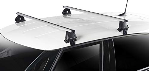 Skiträger Iceberg 4 Paar Ski + Dachträger VDP EVO ALU kompatibel mit FIAT Tipo 5 Türer ab 2016