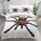 VIROGE Spinne Kinderbettwäsche 135x200 2teilig 3D Tier Vogelspinne Bettwäsche mit Reißverschluss Weiche Mikrofaser Winter Bettbezug mit Kissenbezug 80x80 cm für Jungen Mädchen