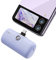 iWALK USB-C Portable Charger 4800mAh 20W Power Bank Small Fast Charging Battery Pack with LED Display Compatible with iPhone 16 Plus/16 Pro/16 Pro Max/15/iPad/AirPods Andriod Phone Samsung,Purple