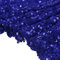 sourcing map Pailletten Gewebe Leuchtende Blau 2 Yards Länge 3.9Ft Breite Samtstoff Gewebe Netz Gewebe Voller Glitzer Pailletten Gewebe Nähen für Handwerk Kleidung Dekoration