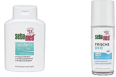 SEBAMED Wellness Dusche & Frische Deo frisch Spray, zuverlässiger Schutz vor Körpergeruch, 48h Wirkung, nachhaltige Frische, keine weißen Rückstände, ohne Aluminiumsalze, 75ml (1er Pack)